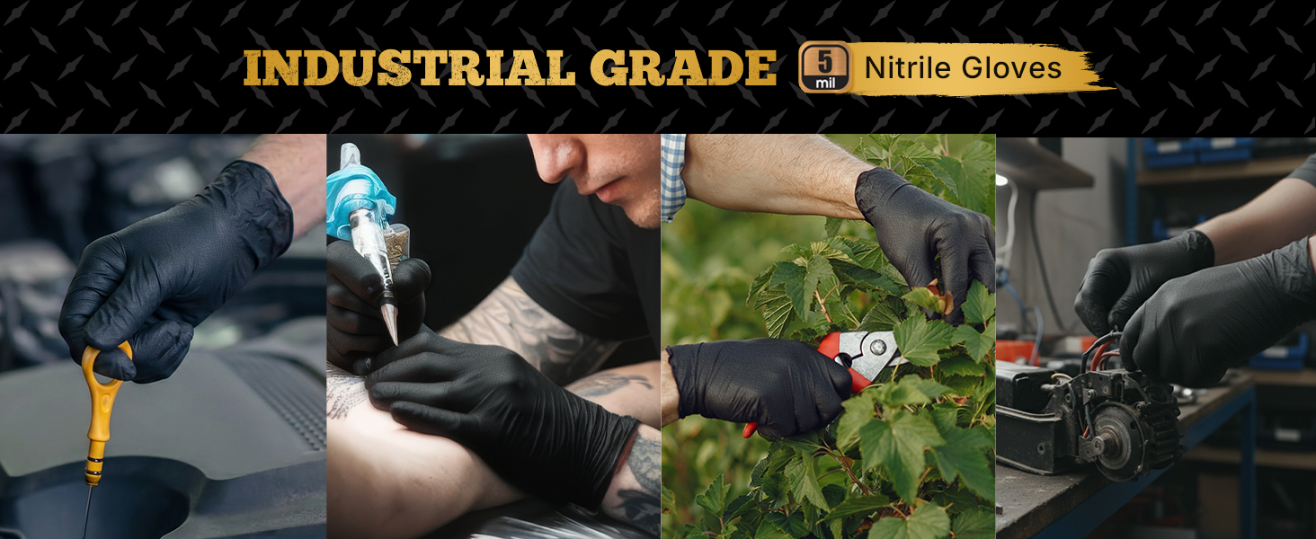 Disposable Nitrile Exam Gloves