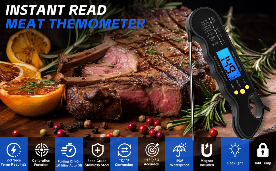 INSTANT READ MEAT THEMOMETER