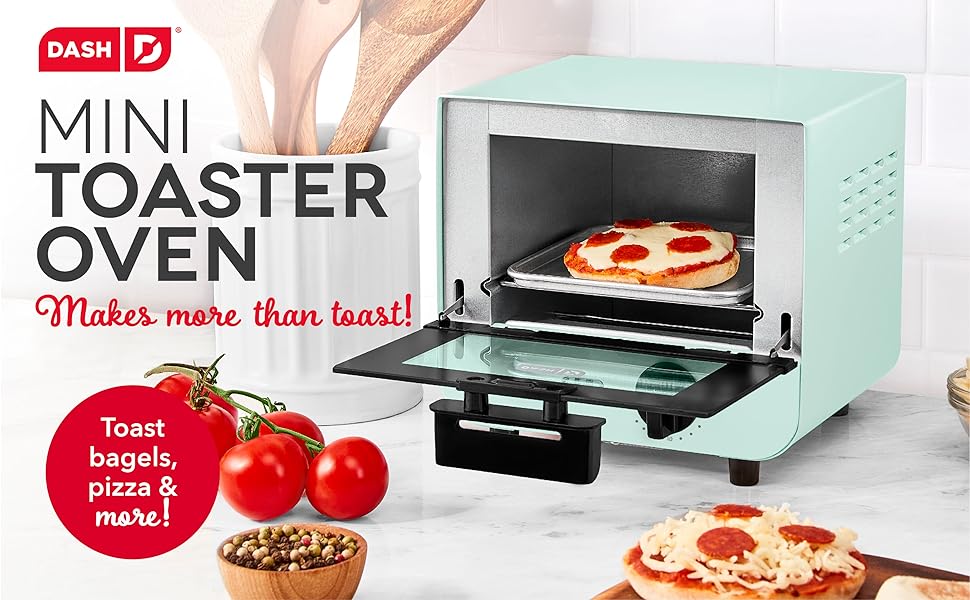 Dash, Mini Toaster Oven, Toast, Mini Pizza, snacks, dinner