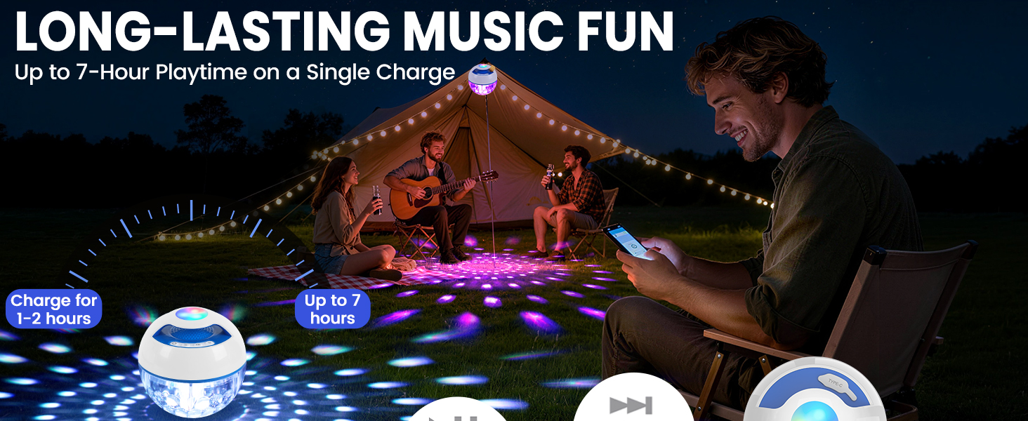 Pool Speaker with Lights