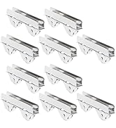 10PCS Showcase Window Roller, Mini Sliding Door Rollers Replacement Sliding Door Wheels, 7.0mm St...