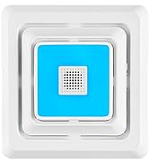 Broan-NuTone FG800RGBS Bluetooth Speaker &amp; Customizable Color Changing LED Cover/Grille for Bathr...