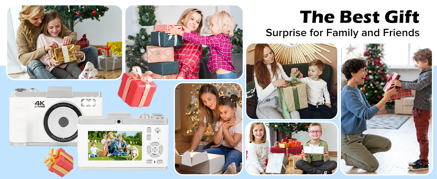 Digital Camera,Autofocus 4K Vlogging Camera