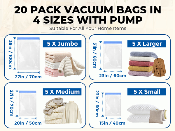 Vacuum storage bags-VB03-A+2
