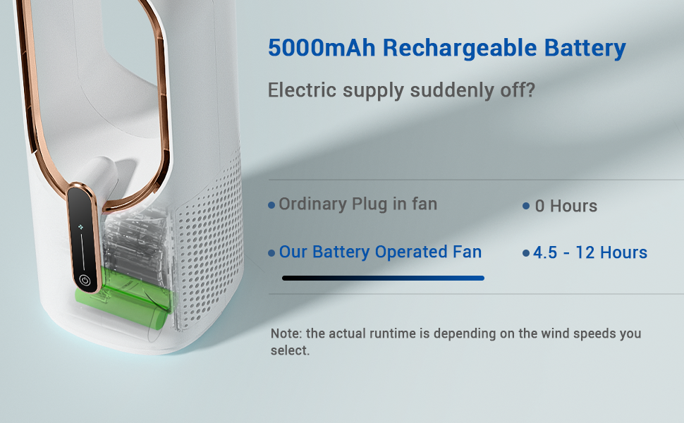 Rechargeable Fan