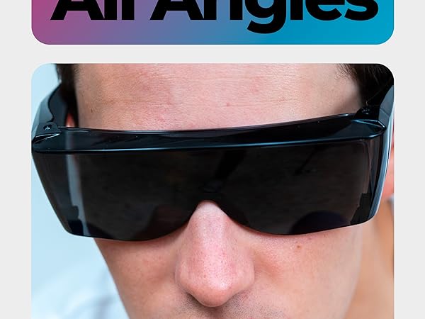 Cover-Ups Black Fit Over Sunglasses - Wrap Around Sunglasses