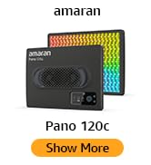 amaran Pano 120c Kit 120W RGBWW LED Panel Video Light APP Control,CCT 2,300K-10,000K Photography ...