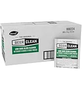 BEER CLEAN 990224 Low Suds Glass Cleaner, Restaurant Barware &amp; Glassware Cleaner for Auto Brush, ...