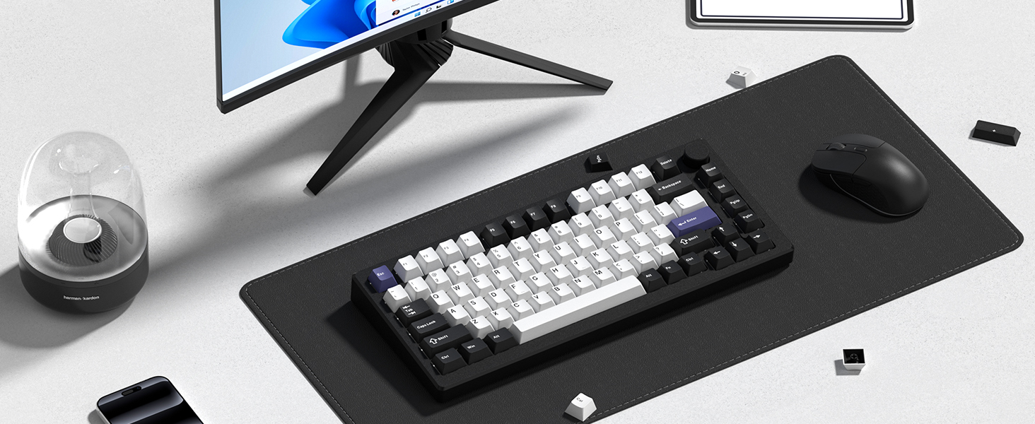 Double Shot PBT Keycaps Set 138 Keys, Cherry Profile Custom Keycaps