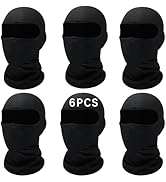 Black Ski Mask for Men Balaclava,Summer Cooling Neck Gaiter UV Protector Motorcycle Ski Scarf for...