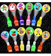 Voiiake Halloween Party Favors - 24 Pcs Finger Lights Halloween Gifts Toys Bulk, Classroom Favors...