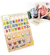 Dementia Alzheimers 3-in-1 Magnetic Activity Board– Sensory Stimulation Puzzle with Magnetic Maze...