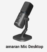Amaran Mic Desktop Stand Kit Wireless Microphone,AI Noise Reduction, USB-C | NPU+DSP Dual-Chip AI...