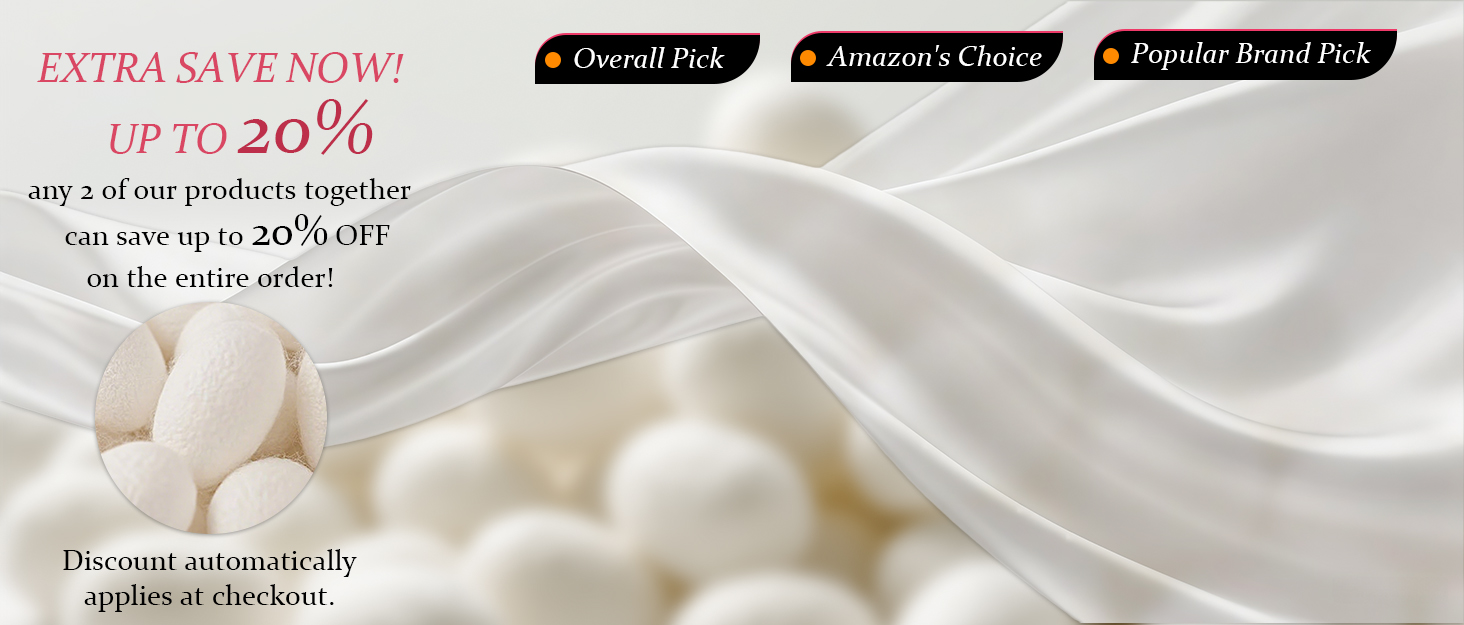 Mulberry Silk Pillow Cases with Hidden Zipper Silk Satin Pillowcase for Hair and Skin