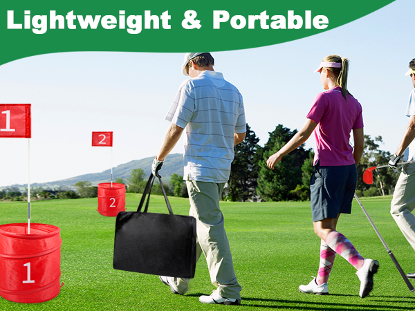 portable golf game set