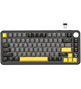 ATTACK SHARK X85 Pro Wireless Gaming Keyboard,Hot Swappable,Tri-Mode(BT 5.1/2.4Ghz/Type-C),Gasket...