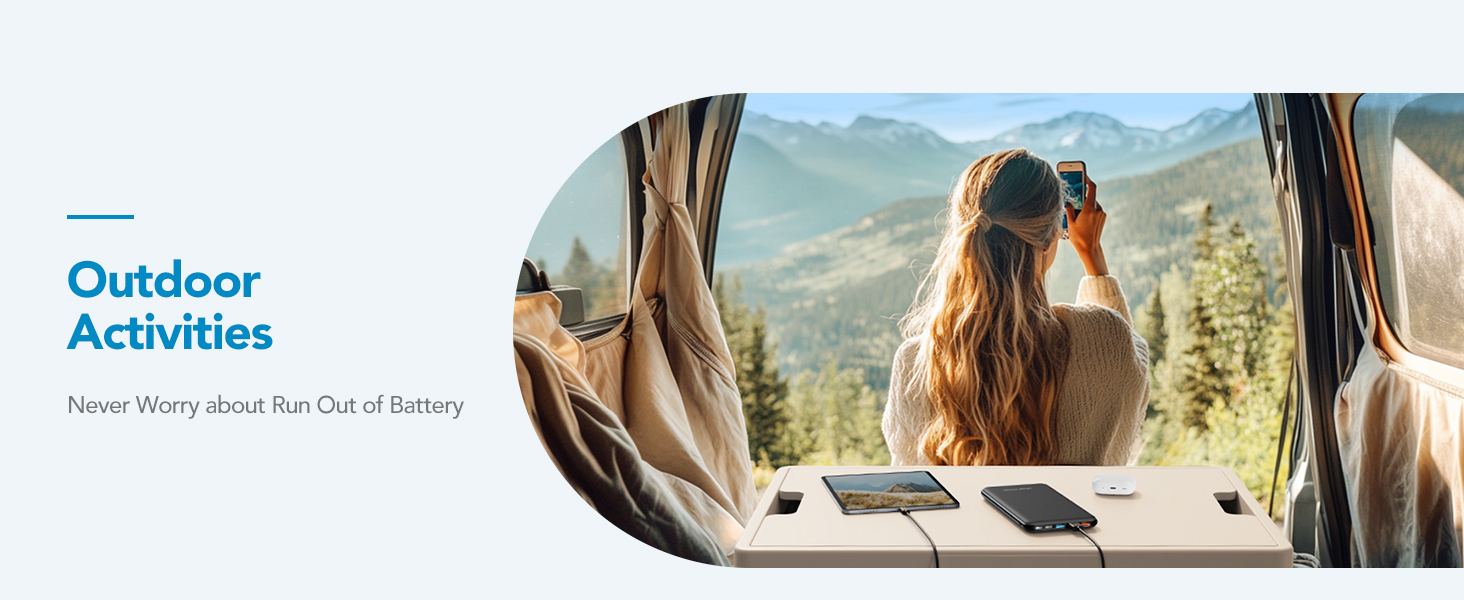 Never worry about run out of battery