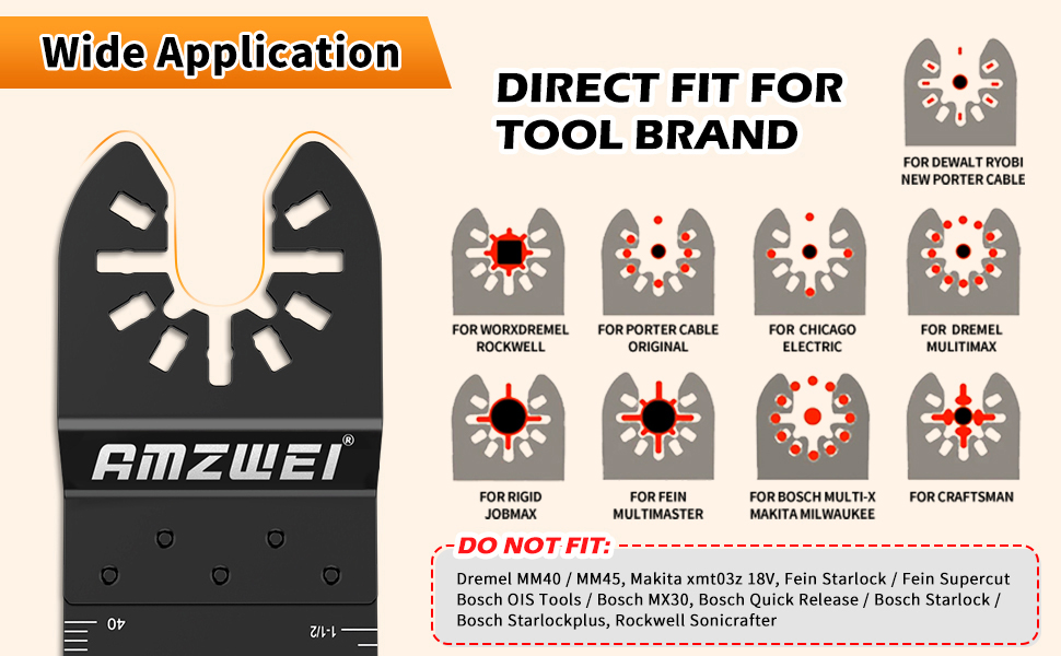oscillating tool blades