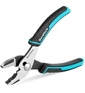 DURATECH 6 Inch Slip Joint Pliers, Small Pliers with Comfortable TPR Handle | High Carbon Steel, ...