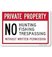 Private Property - No Hunting, No Fishing, No Trespassing Without Written Permission