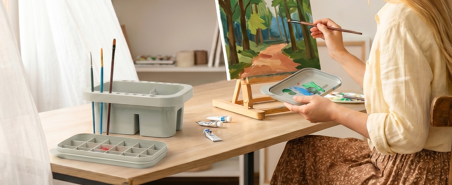 Paint Brush Cleaning Station