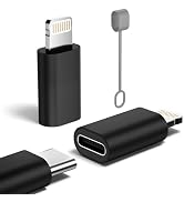MFi Certified 27W USB C to Lightning Adapter (2 Pack) - Fast Charging Data Sync, Lightning to USB...
