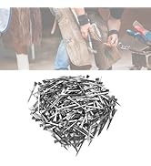 KUIDAMOS 250PCS Horseshoe Nails, Horseshoes Equipment Equestrian Sport Equipment Horse Training S...