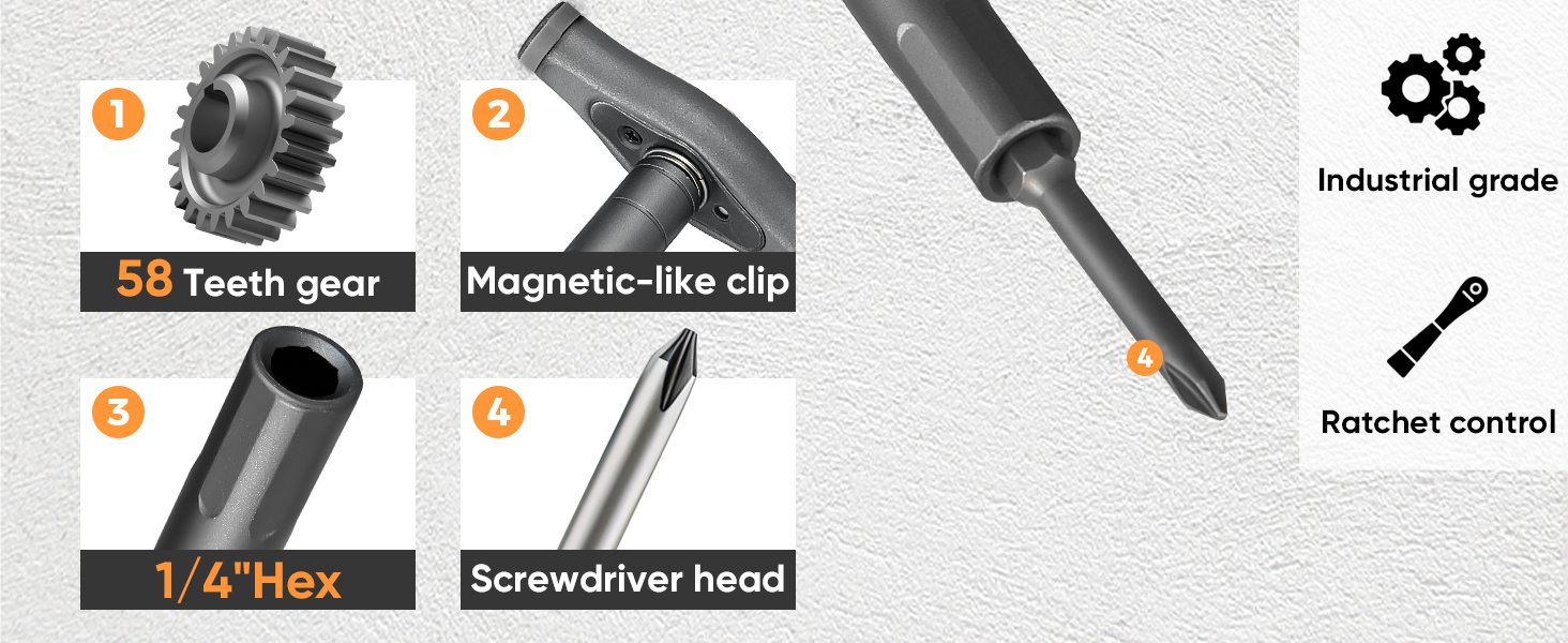 T Handle Ratchet Screwdriver