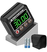 VOLCANOES CLUB Magnetic Digital Angle Finder Protractor Inclinometer - Mini Digital Level Angle G...