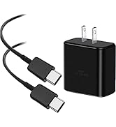 Z Fold 7 Type C Charger Fast Charging,45W Samsung Type C Fast Charger+5.9FT Cable for Samsung Gal...