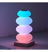 AVEKI RGB Touch Table Lamp, Color Changing Night Light Candy Gourd Design, USB Powered, Bedroom D...