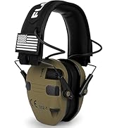 Electronic Ear Protection for Shooting with 5X Sound Amplification, Active Ear Protection for Gun...