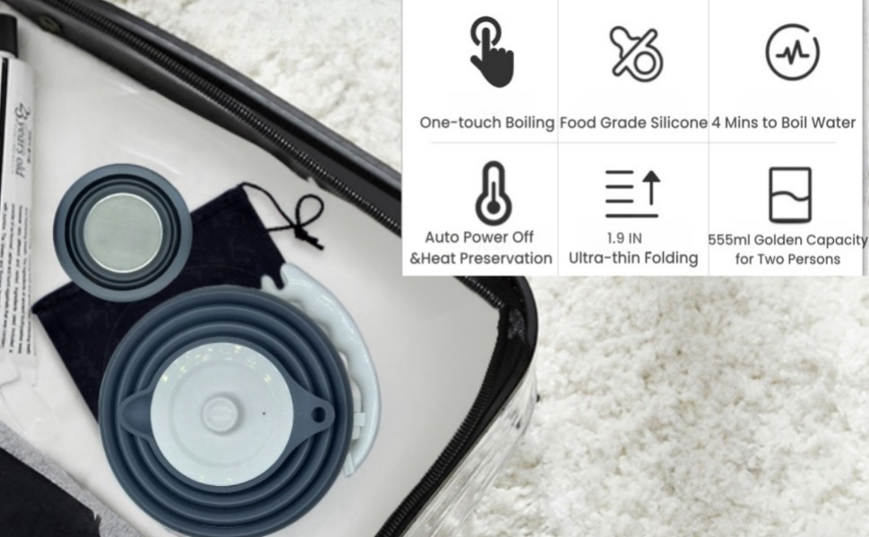 foldable electric kettle