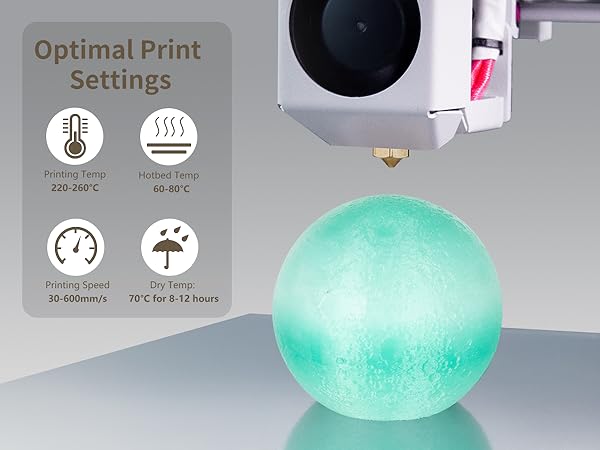 IEMAI PETG filament 1.75mm translucent gradient 3d printer filament for high-speed printing