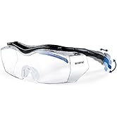 WORKPRO Clear Safety Glasses, Z87.1 Anti Fog Safety Goggles with Adjustable Temples, Protective E...