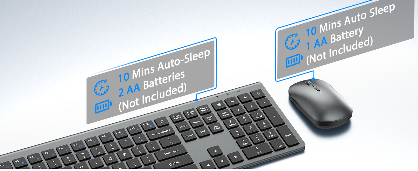 wireless mouse and keyboard combo