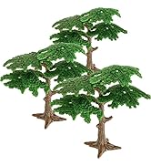 Toddmomy Model Pine Trees, 3Pcs Model Train Trees Miniature Trees Artificial Pine Tree Mini Pine ...