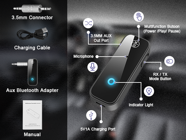 aux bluetooth adapter for car