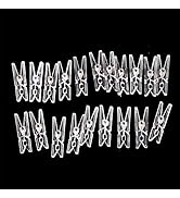 20Pcs Clear Plastic Clothes Pins, 2.5cm Mini Clips for Clothesline Photos and Crafts for Laundry ...