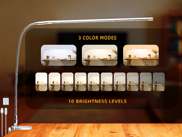 clip on desk lamp