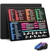 Canjoy Esports Mouse Pad, 5mm Thickened Excel Cheat Sheet Desk Pad Professional Gaming Mousepad w...