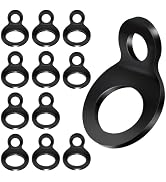 Oualhoo Black Heavy Duty Tie Down Strap Rings, Small Tie Down Attachment Points for Secure Lashin...
