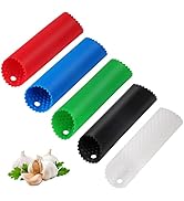 Sinnsally Garlic Peeler Skin Remover Roller Keeper,Easy Quick to Peeled Garlic Cloves with Silico...