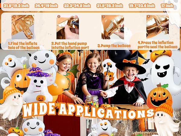 ghost decorations halloween birthday balloons halloween party decorations ghost balloon