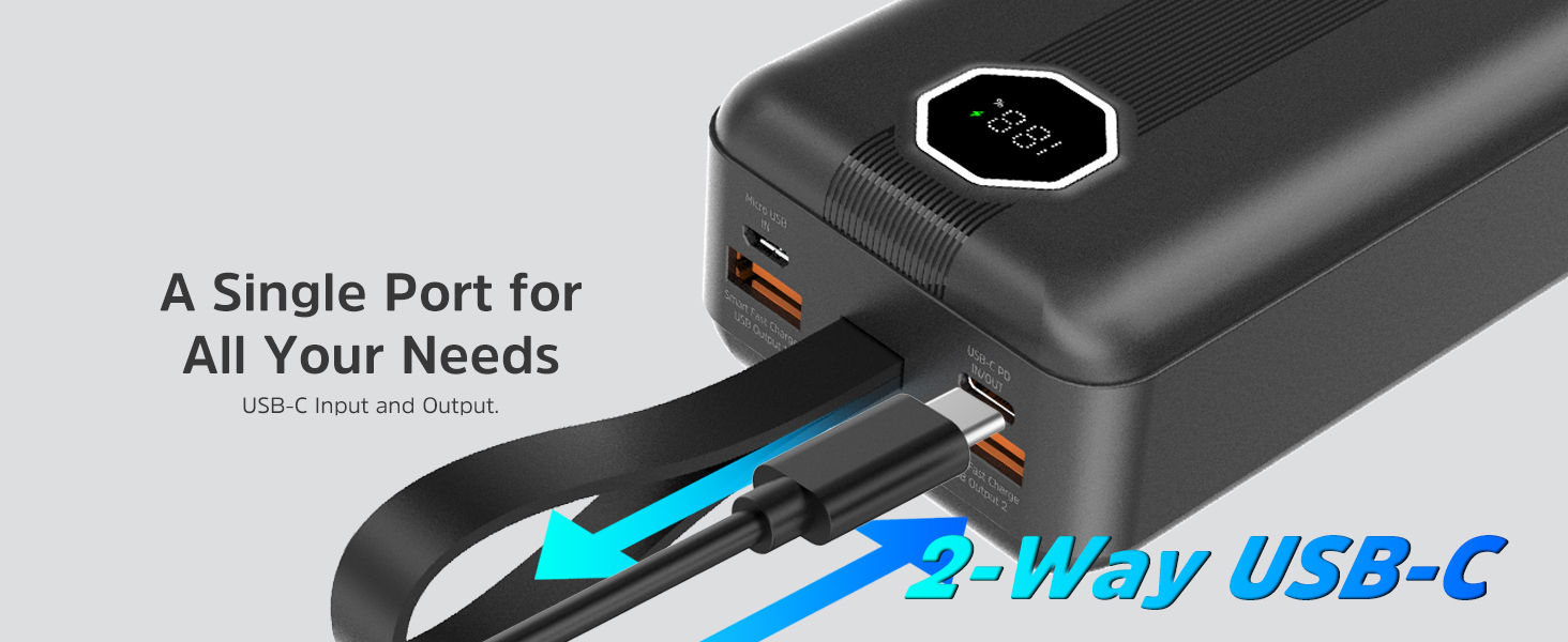 USB-C Input and Output