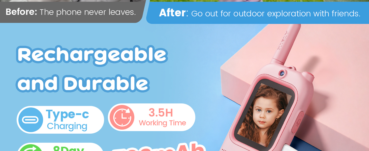 rechargeable walkie talkies