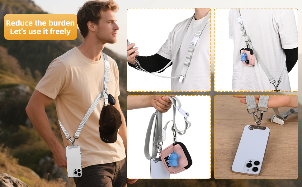 Clip and Go Strap for Phone