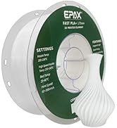 EPAX 1.75mm Fast PLA+ 3D Printer Filament, High Speed PLA 3D Printing Filament, Dimensional Accur...
