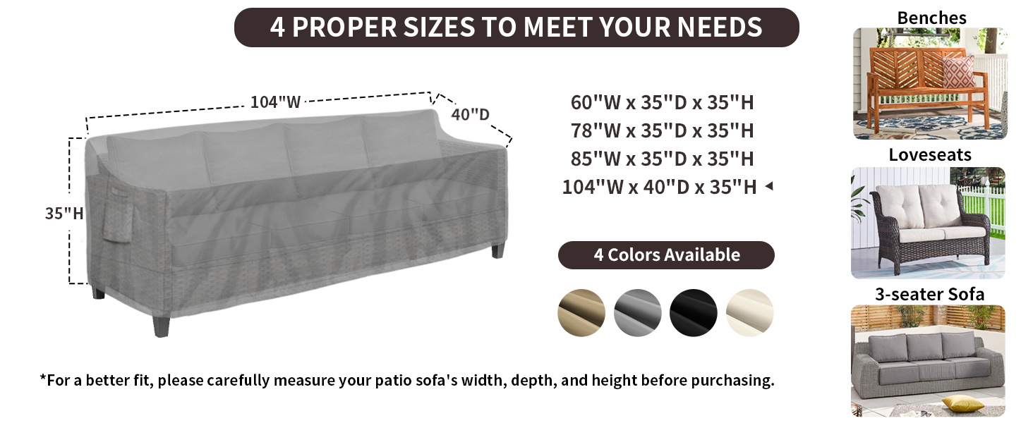 Patio Sofa Cover