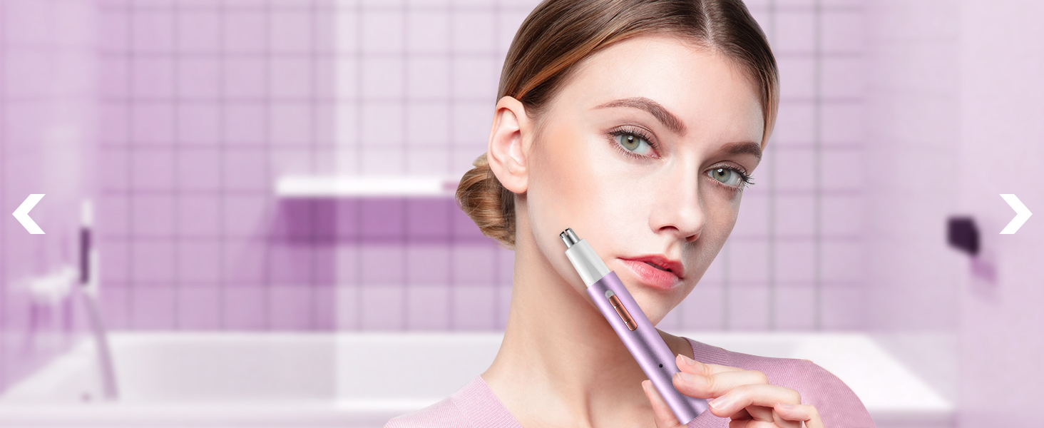 Ear and Nose Hair Trimmer for Men Women,Painless USB Rechargeable Electric Nose Hair Trimmer Clipper